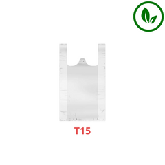 Bolsa T15 Blanca Paquete 100 Unidades Plasticos Arango