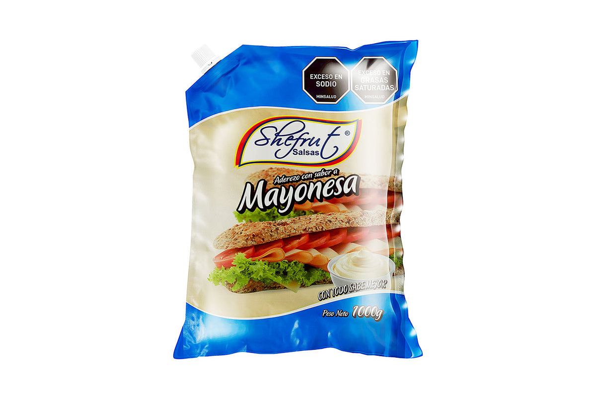 Mayonesa Bolsa 1000Gr Caja X12 unidades Shefrut