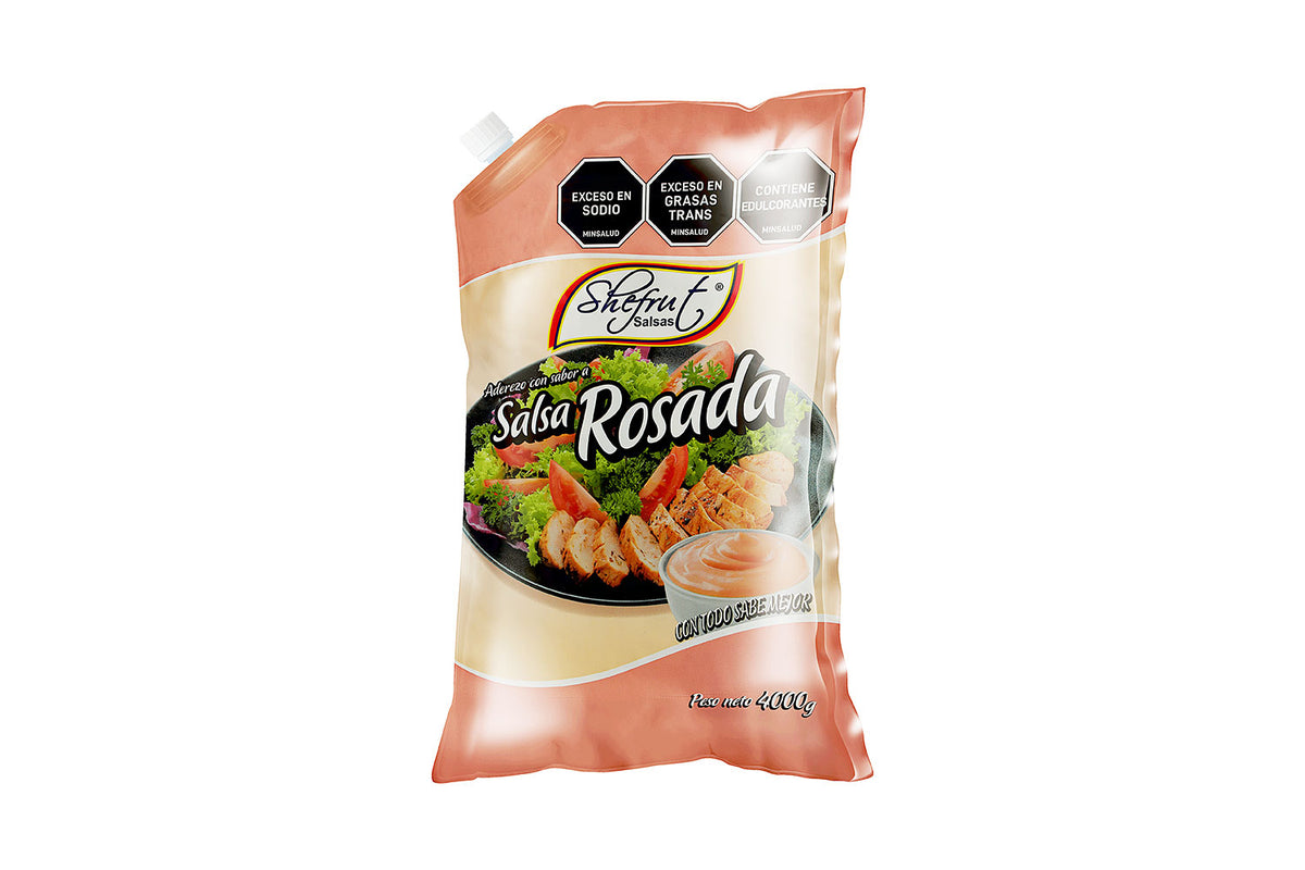 Salsa Rosada Bolsa 4000Gr Caja X4 unidades Shefrut