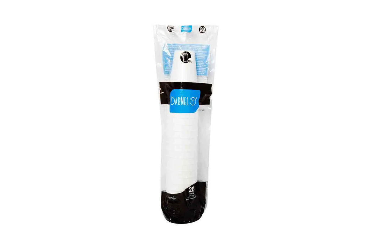 Vaso 16Oz Icopor Paquete 20 unidades Darnel