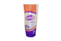 Vaso 16Oz Transparente Paquete 25 unidades Wau