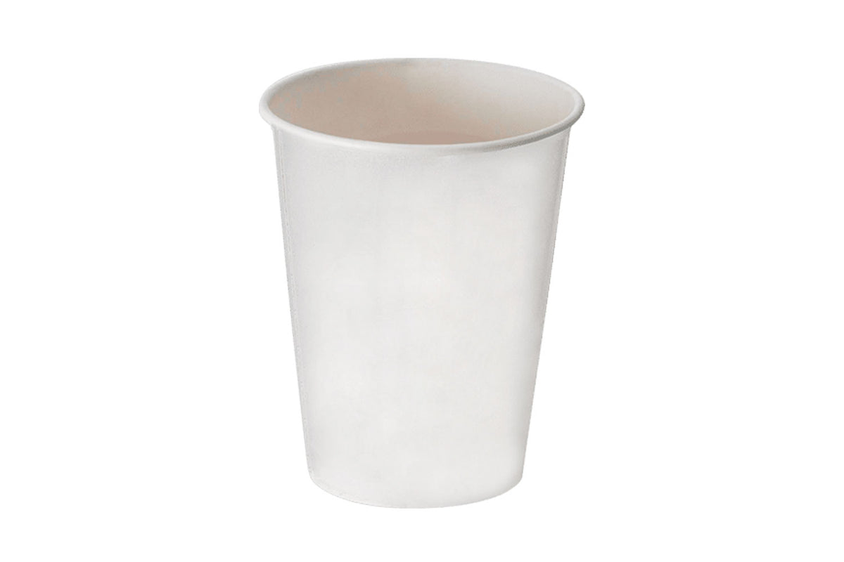 Vaso 9 Oz Papel Blanco Paquete 25 unidades Gutvan