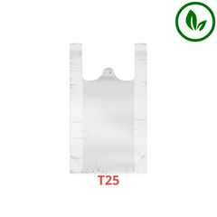 Bolsa T25 Blanca Paquete 100 Unidades Plasticos Arango