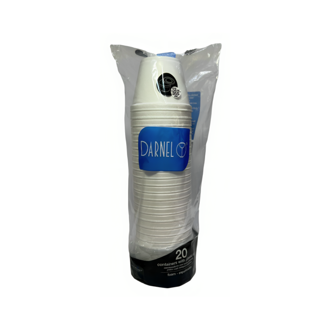 Contenedor 12 Oz Paquete 20 Unidades Darnel