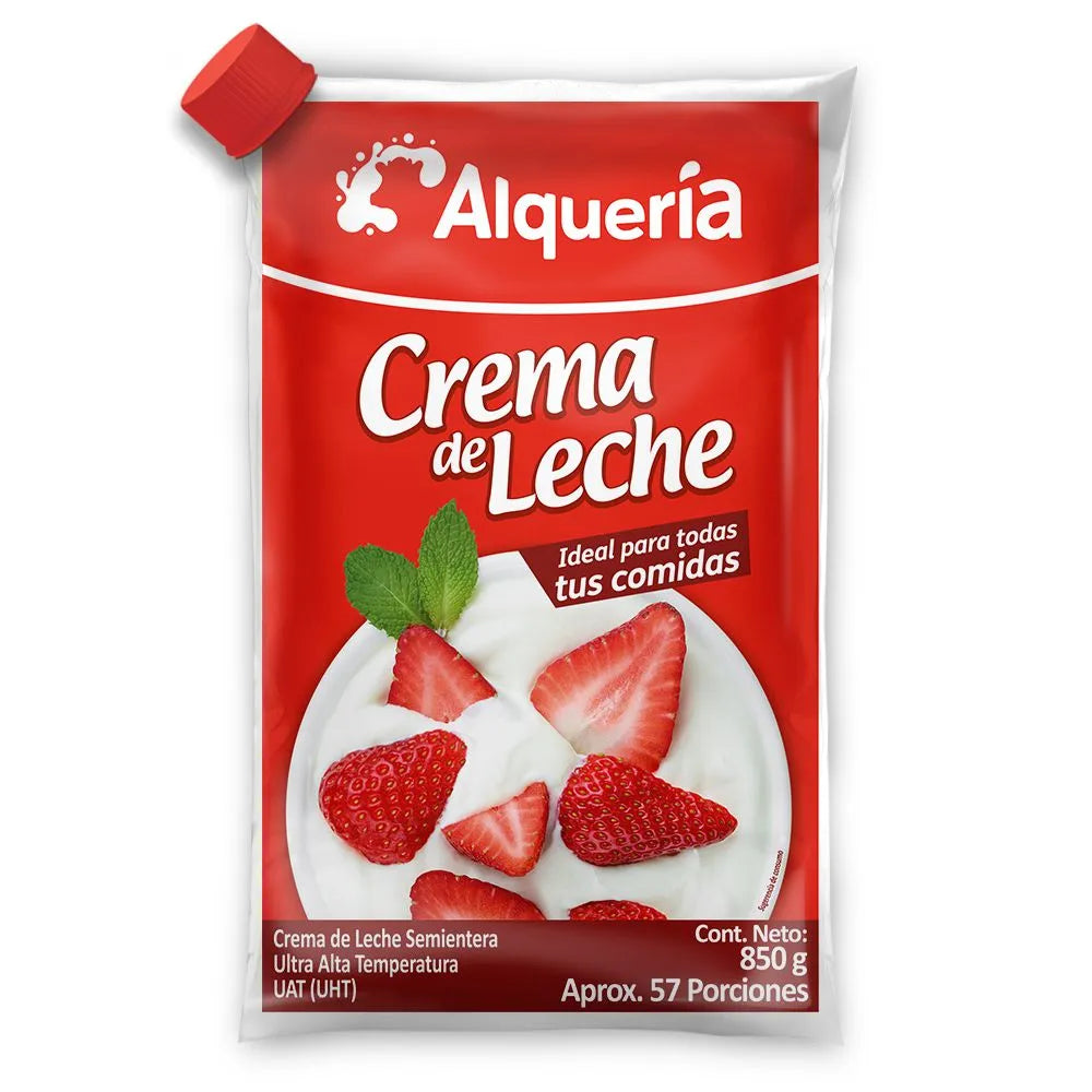 Crema Leche Bolsa 850Gr Alqueria