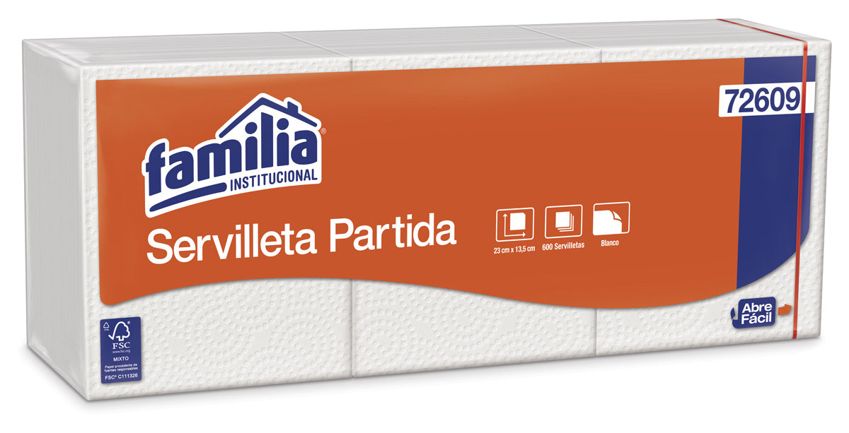 Servilleta Paquete 600 Unidades Familia
