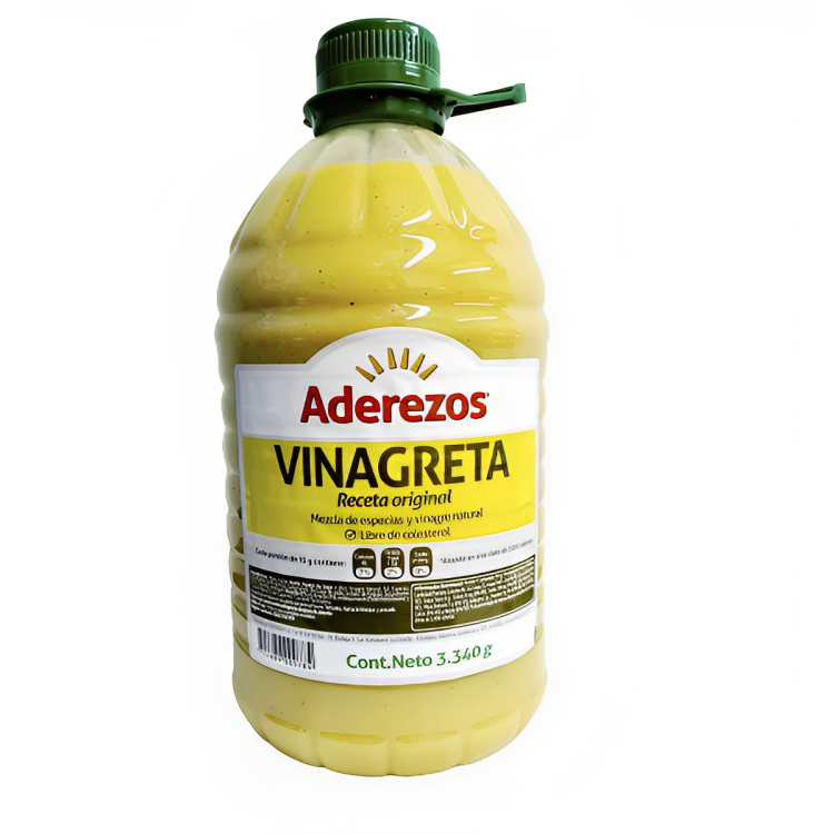 Vinagreta Garrafa 3340Gr Aderezos